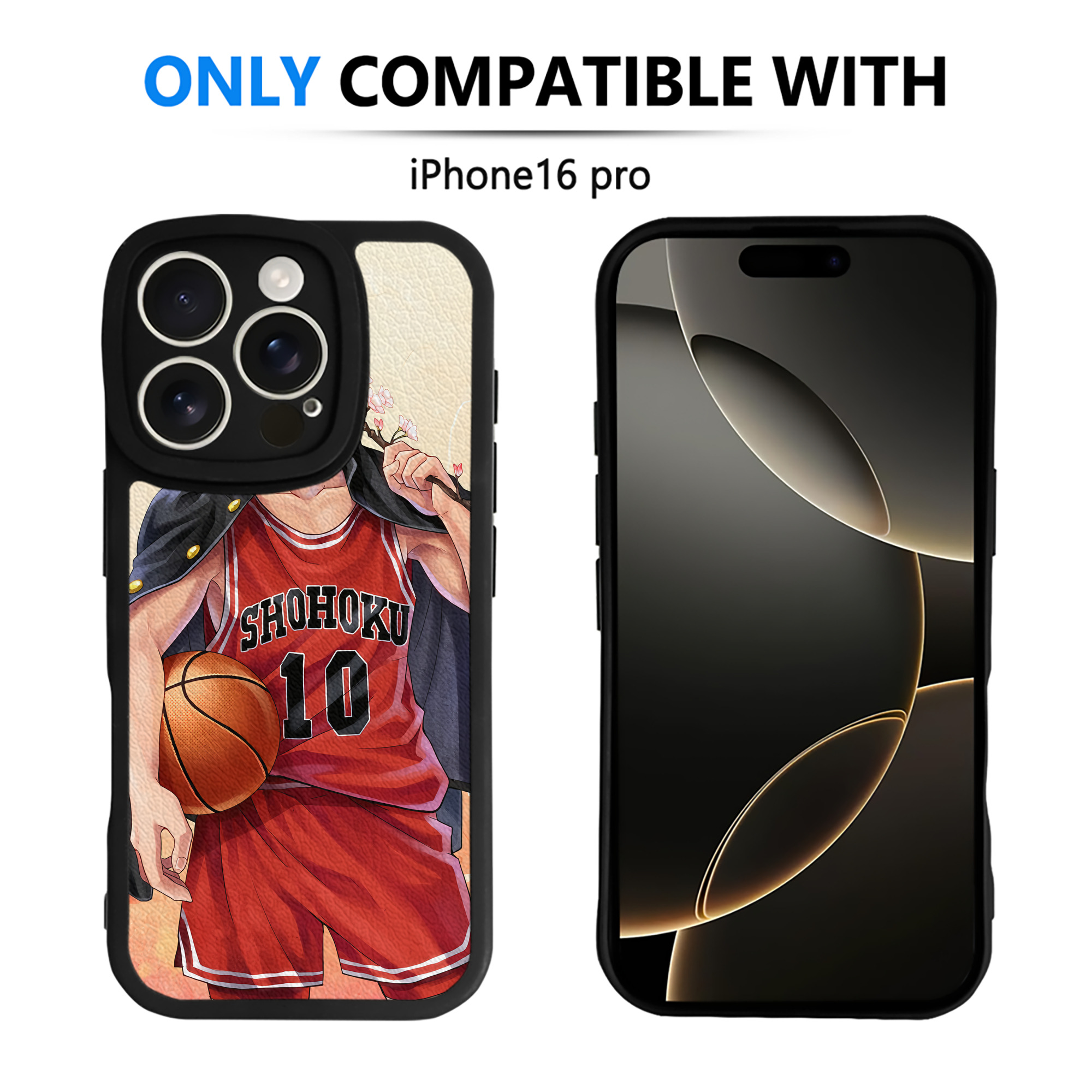 （画像用） SLAM DUNK／スラムダンク 【iPhone 16シリーズ対応】シリコンスマホケース（レザー調） 材質：シリコン